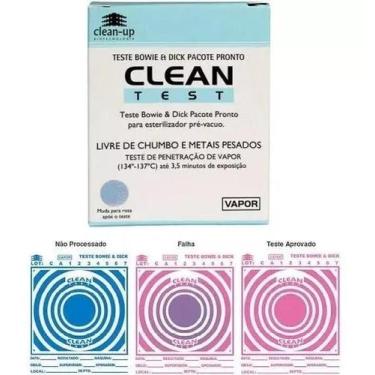 Imagem de Indicador Químico Bowie & Dick Esterilizador Pré-vacuo C/10 Clean UP