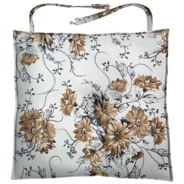 Imagem de Almofada Para Cadeira 40x40cm Moond Firenze - FASTLAR, *Branco