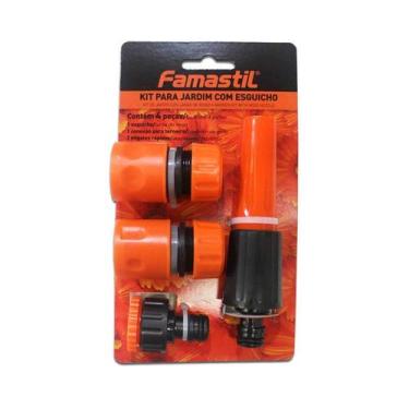 Imagem de Kit para Jardim Famastil com Esguicho Engate Rápido