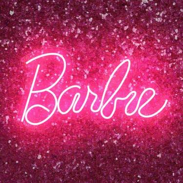 Imagem de Barbie Neon Led Escrita Marca Painel Decoração Festa - OntheLight
