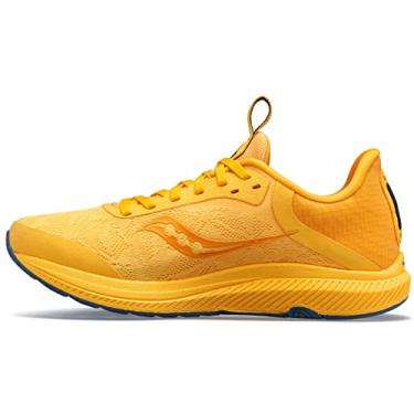 Imagem de Saucony Tênis de corrida unissex adulto Freedom 5, Ouro/bacia, 40