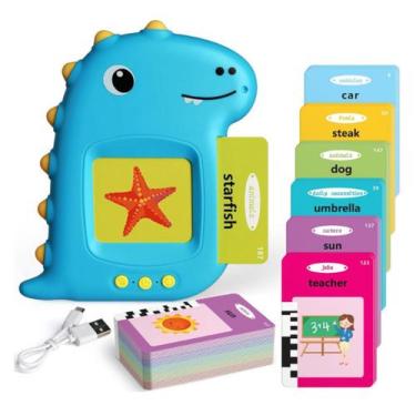 Imagem de Leitor De Cartões Educativos Aprendizagem Com Áudio Infantil Flash Car