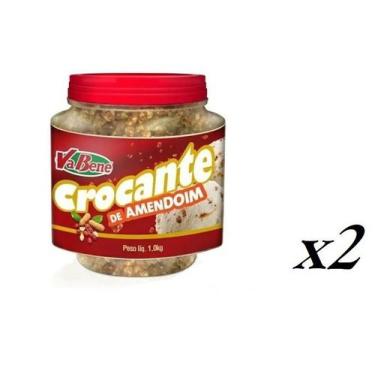 Imagem de Kit 2 Crocante De Amendoim Doce Vabene 1,05kg Cada - Lynx produções