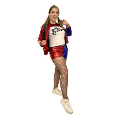 Imagem de Fantasia Alerquina Esquadrão Suicida Adulta Luxo - Boo Fantasias, M