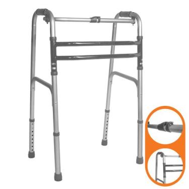 Imagem de Andador Idoso Adulto Alumínio Articulado 130Kg Hidrolight, SC300