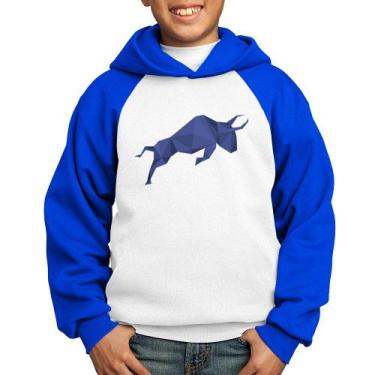 Imagem de Moletom Infantil Polymath - Foca na Moda, Branco, Azul, 2