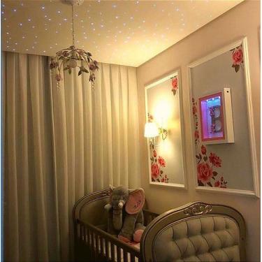 Imagem de Fibra Óptica luminária Led Teto Estrelas iluminação Quarto 200 pontos 