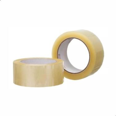 Imagem de Fita Durex De Empacotar Tape Adesiva Transparente 45x100m - MN Plast