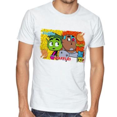 Imagem de Camiseta  Jovens Titãs waffles Blusa criança infantil juvenil adulto c