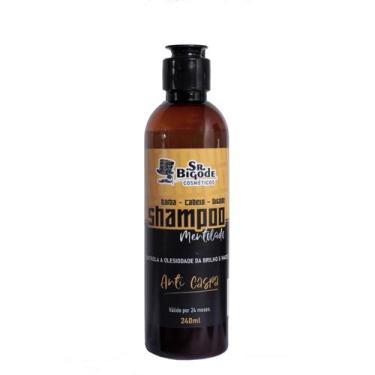 Imagem de senhor bigode-shampoo mentolado anticaspa - SR BIGODE COSMÉTICOS
