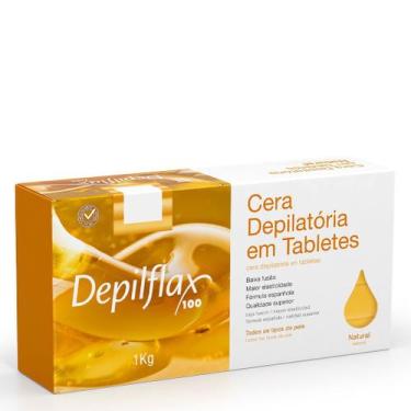 Imagem de Cera Quente Depilatória Em Tabletes Depilflax 1 Kg Diversas