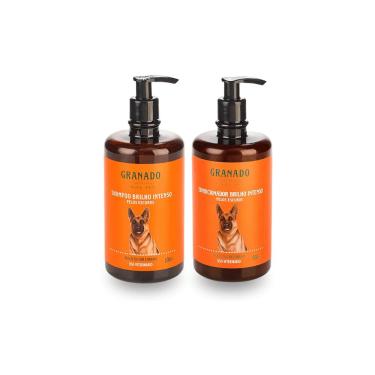 Imagem de Kit Shampoo E Cond Pelos Escuros Granado Pet 500ml