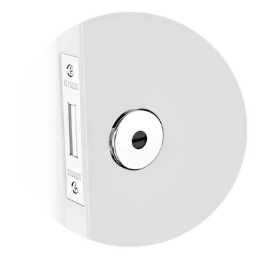 Imagem de Fechadura Seg Auxiliar Tetra 53 mm Aço e Cromado - Soprano