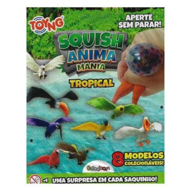 Imagem de Squish Pássaro Tropical Macio e Perfumado Aperte Sem Parar - Toyng
