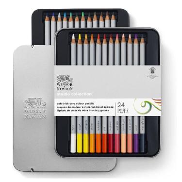 Imagem de Lápis De Cor Winsor & Newton Studio 24 Cores 0490013
