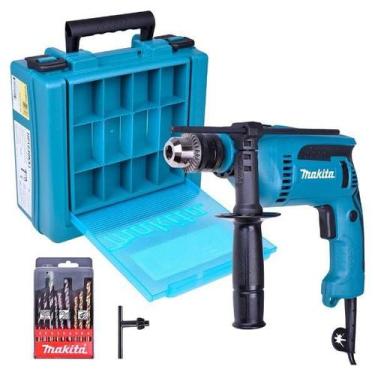Imagem de Furadeira de impacto 1/2" 760W + Maleta+ Brocas HP1640X1 220V - MAKITA
