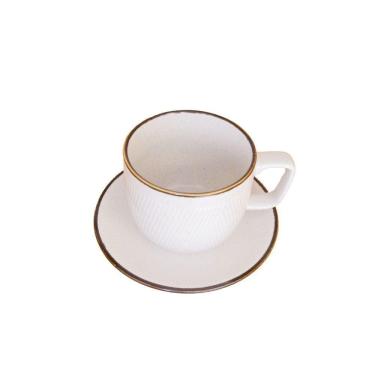 Imagem de Xícara De Chá Com Píres Porcelana Talita Branco 200ml