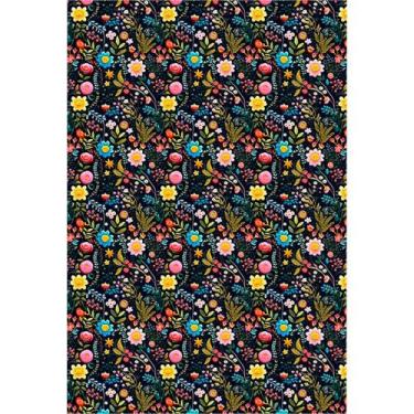 Imagem de Tecido Estampado Para Patchwork - Primavera 3D Digital : Floral Colori