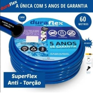 Imagem de Mangueira anti-torção Siliconada Azul 60Mts Duraflex