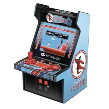 Imagem de My Arcade Karate Champ Micro Player Arcade Machine: Fully Playable, 6.75 Inch Collectible, Color Display, Speaker, Volume Buttons, Headphone Jack - Electronic Games
