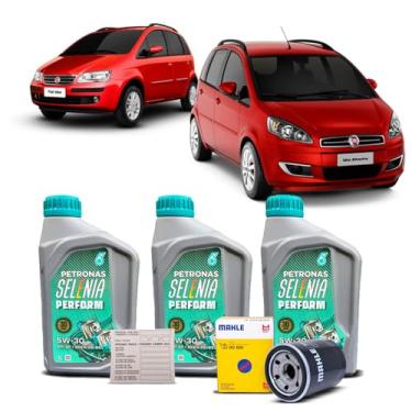Imagem de Kit Troca de Oleo 5w30 e Filtro Fiat Idea Fire 1.4 8V 2006 A 2016