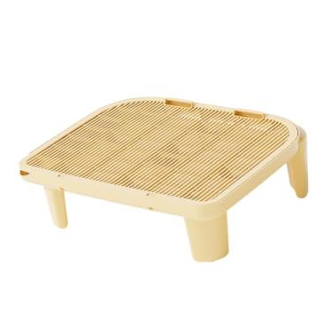 Imagem de Gralara Rampa da maca do gato, caçador da maca do gato, etapa antiderrapante da maca do gato, esteira da armadilha da maca do gato para o quarto da sala de, Amarelo