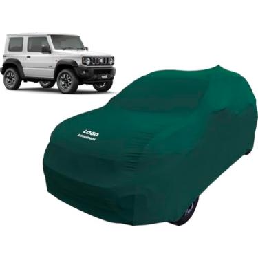Imagem de Capa Jimny Sierra Tecido Lycra Macio Não Risca Pintura (Verde)