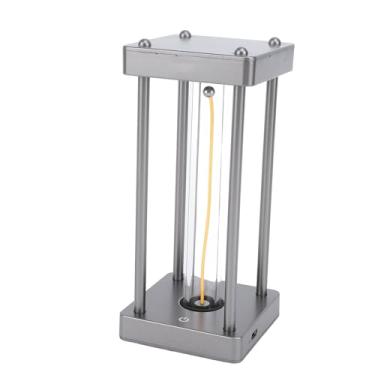 Imagem de Mini Abajur Minimalista, Abajur LED Sem Fio Regulável Com Controle de Toque Luzes Noturnas Modernas Recarregáveis ​​por USB, Abajures de Mesa de Cabeceira Portáteis Luz Ambiente