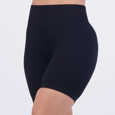 Imagem de Bermuda Hering Ciclista Feminina Preta, M