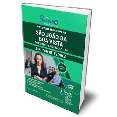 Imagem de Apostila Prefeitura de São João da Boa Vista - SP - Diretor de Escola 