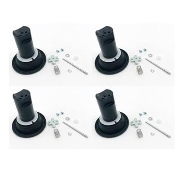 Imagem de Conjunto de diafragma de pistão de carburador para modelos HJ125K/K-2 GS125 EN125 GZ125HS configurados com agulha de jato (JN) e jato de agulha (NJ) (4 conjuntos)