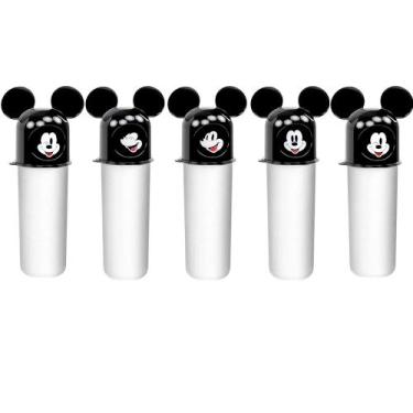 Imagem de Kit 5 Tubos de Orelhas Mickey para Doces Lembranças Festa - Plasútil, 
