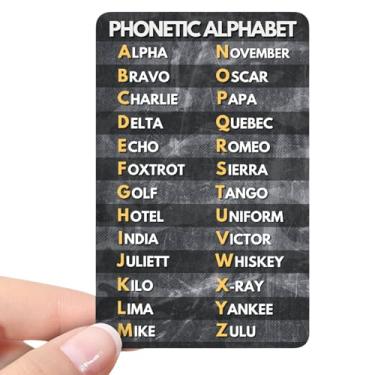 Imagem de Phonetic/NATO Alphabet Card