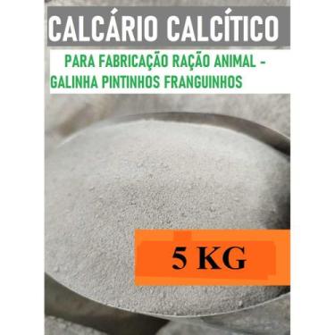 Imagem de 5kg Calcário Calcítico Para Fabricação Ração GALlNHA - Maroa Andrezza 