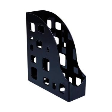 Imagem de Porta revista e organizador de objetos Dellocolor Preto