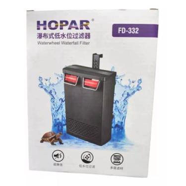 Imagem de Hopar Filtro Aquário Duplo De Tartaruga 500l/h Fd-332, 220V