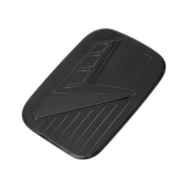 Imagem de Partuto Tampa da porta do tanque de combustível para Honda CRV 2023-2025 Tampa da aba do enchimento de combustível tipo adesivo preto ABS
