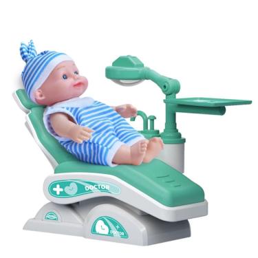 Imagem de Boneco Doutor Dm Dentista Com Cadeira Ajustável e Acessórios