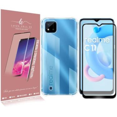 Imagem de Capa Capinha Space + Pelicula DE VIDRO 3D P/ Realme C11 6.52 -  Luiza 