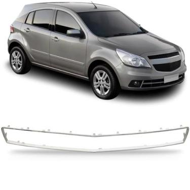 Imagem de Moldura Superior Grade Radiador Agile 2009 a 2013 Cromado - SP ACESSÓR