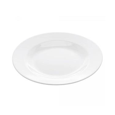 Imagem de Jogo 4 Pratos Sobremesa Melamina Basic Branco Lyor 18cm