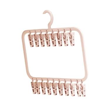 Imagem de FytStycale Secagem rack roupas secando cabide meias secador pinos à prova de vento para palmilhas de roupas, Camada única