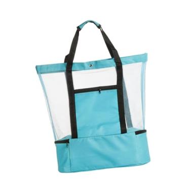 Imagem de Colaxi Bolsa de bolsa de praia Multifuncional Saco de Cooler para camping para caminhadas Picnic BBQ Picnic, Verde