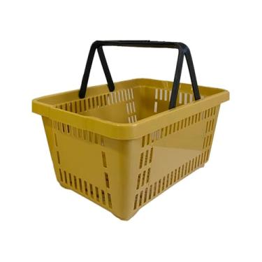 Imagem de Cesta De Mercado Cestinhas Loja Supermercado Compra Amarelo