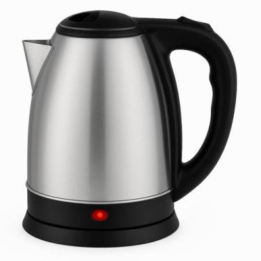Imagem de Chaleira Desligamento Automatico Jarra Elétrica Inox 1,8 Litros 1100W 