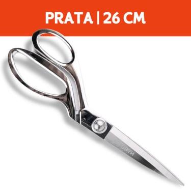 Imagem de Tesoura Profissional de Costura Aço Inox  26cm  Alta Precisão e Durabi