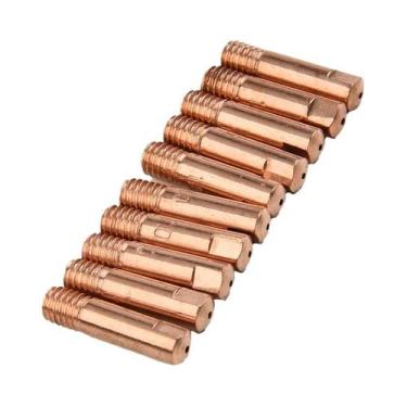 Imagem de Kit De Bico De Soldador MIG MAG MB-15AK 10 Unidades Bicos De Ponta Con