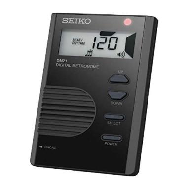 Imagem de Seiko DM71B Metrônomo digital tamanho de bolso - Preto