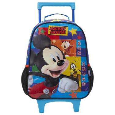 Imagem de Mochila De Rodinhas Escolar Infantil Disney Mickey Mouse - Xeryus