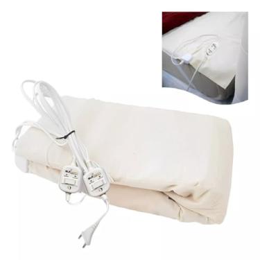 Imagem de Lençol térmico elétrico casal 220v Sulterm 02 temperaturas certificado INMETRO unico garantia 3 anos Beige 1,38 c 1,88 m